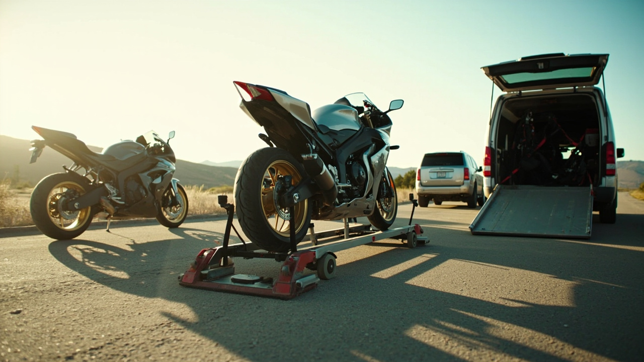 transporter une moto sans remorque: 4 méthodes éprouvées