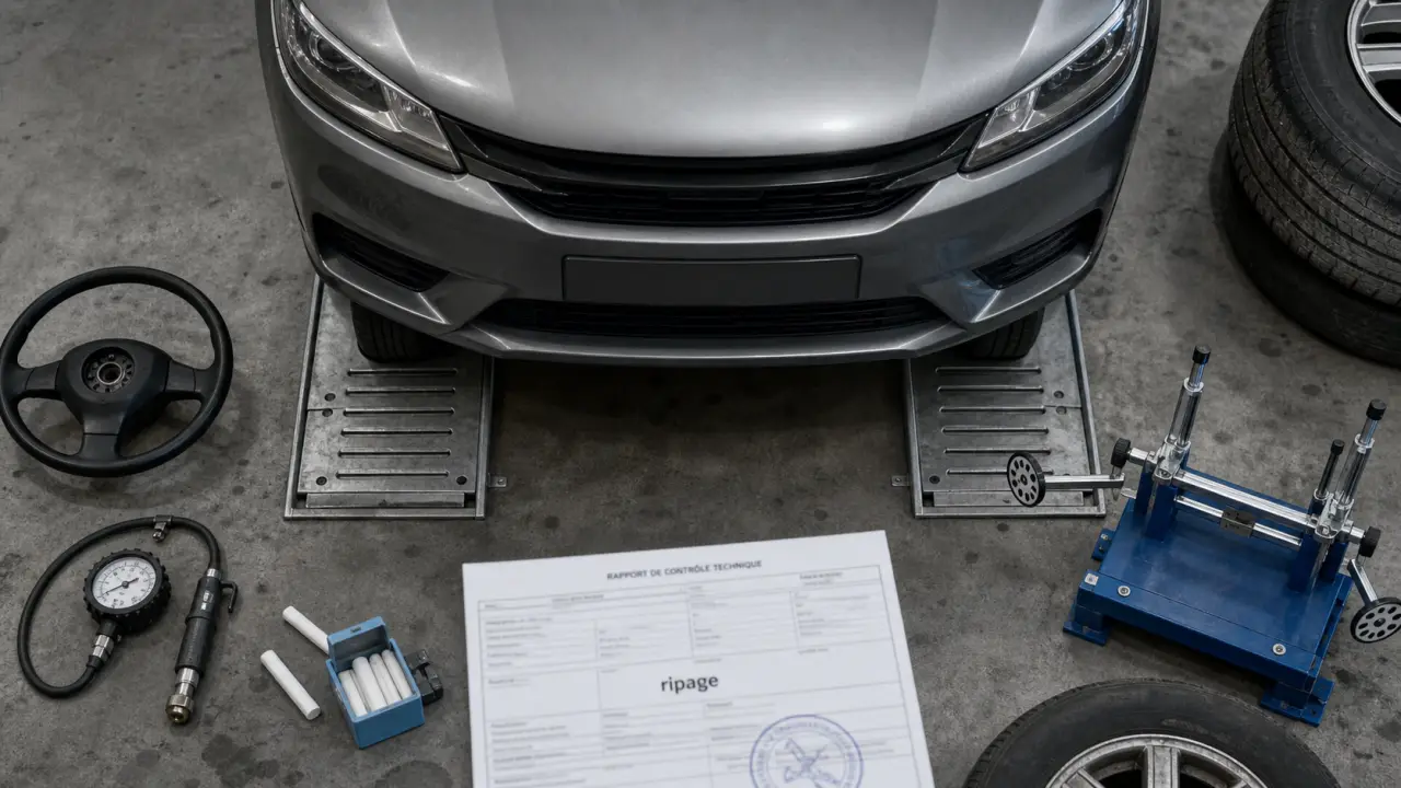 Ripage excessif : contrôle technique et réglage de géométrie