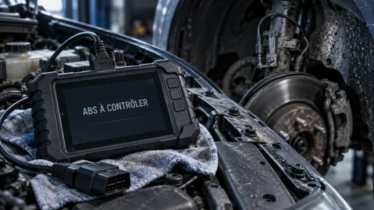 ABS a controler : diagnostic OBD, freinage conservé, sécurité réduite