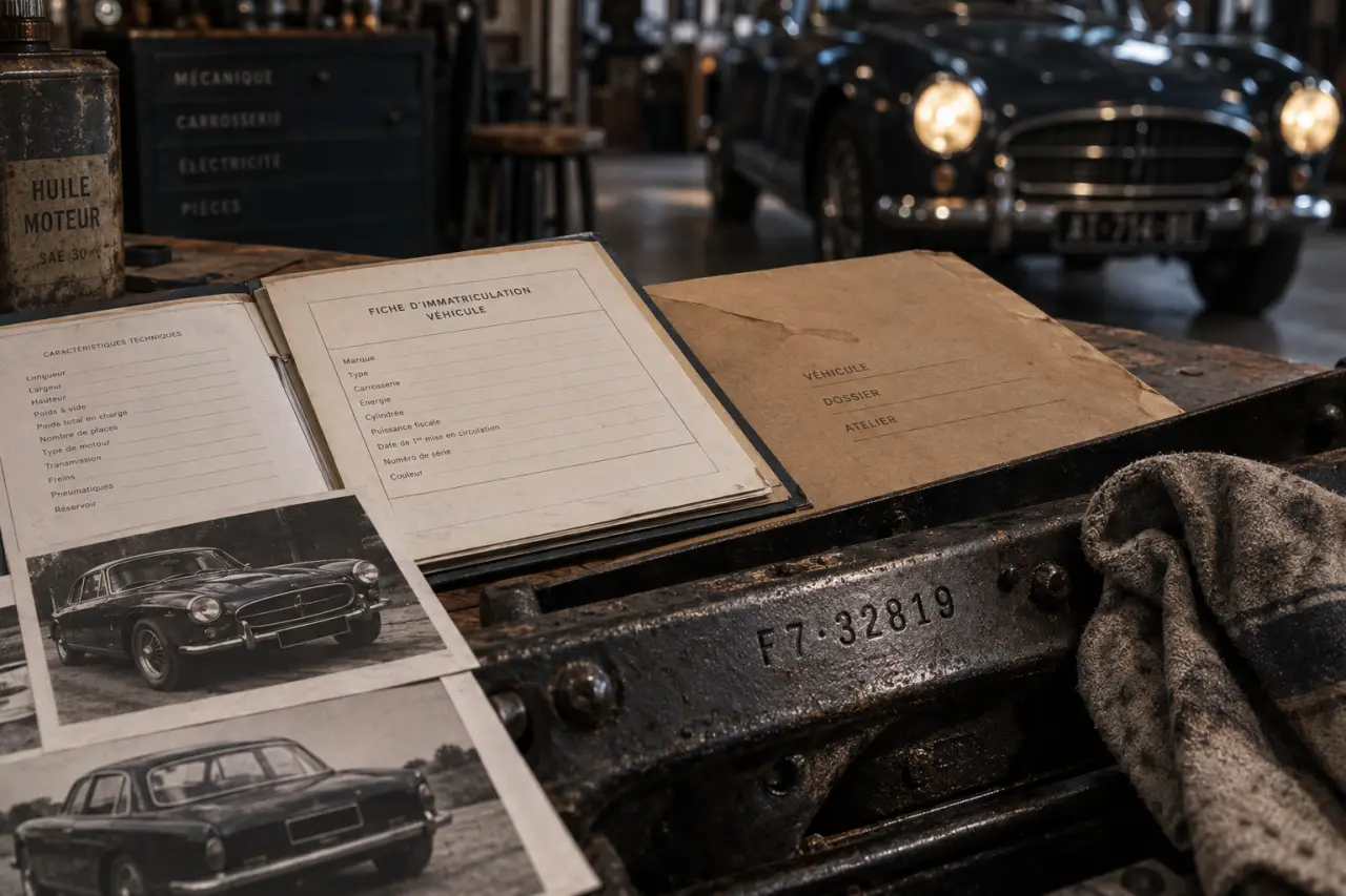 Dossier FFVE sans carte grise : preuves et documents